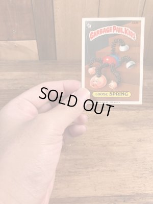 トップス社製のガーベッジペイルキッズの80年代ビンテージステッカーカード