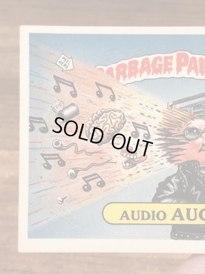 トップス社製のガーベッジペイルキッズの80年代ビンテージステッカーカード