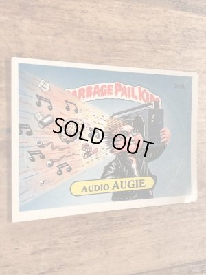 トップス社製のガーベッジペイルキッズの80年代ビンテージステッカーカード