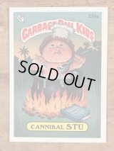 Topps Garbage Pail Kids “Cannibal Stu” Sticker Card 270a　ガーベッジペイルキッズ　ビンテージ　ステッカーカード　80年代