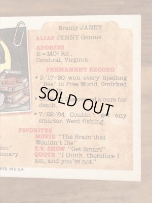 Topps社製のガーベッジペイルキッズの80’sヴィンテージカードシール