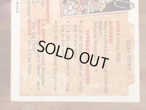 Topps社製のガーベッジペイルキッズの80’sヴィンテージカードシール