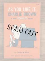 “As You Like It,Charlie Brown” A New Peanuts Comic Book　スヌーピー　ビンテージ　コミック　ピーナッツギャング　60年代