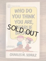 Snoopy Peanuts Gang “Who Do You Think You Are,Charlie Brown” Comic Book　スヌーピー　ビンテージ　コミックブック　漫画本　60〜70年代