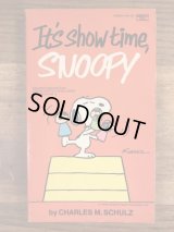Snoopy Peanuts Gang “It's Show Time,Snoopy” Comic Book　スヌーピー　ビンテージ　コミックブック　漫画本　70年代