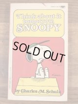 Snoopy Peanuts Gang “Think About It Tomorrow,Snoopy” Comic Book　スヌーピー　ビンテージ　コミックブック　漫画本　80年代