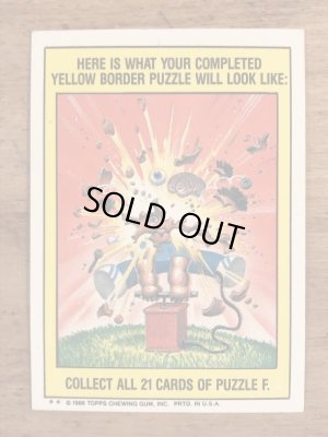 Topps社製のガーベッジペイルキッズの80’sヴィンテージカードシール