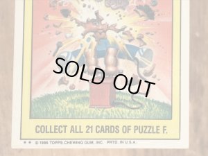 Topps社製のガーベッジペイルキッズの80’sヴィンテージカードシール