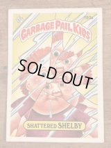 Topps Garbage Pail Kids “Shattered Shelby” Sticker Card 193a　ガーベッジペイルキッズ　ビンテージ　ステッカーカード　80年代