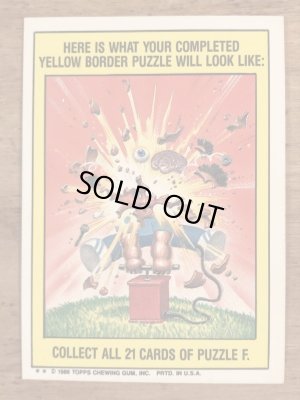 Topps社製のガーベッジペイルキッズの80’sヴィンテージカードシール