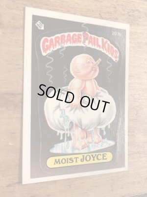 トップス社製のガーベッジペイルキッズの80年代ビンテージステッカーカード