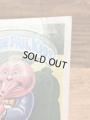 トップス社製のガーベッジペイルキッズの80年代ビンテージステッカーカード