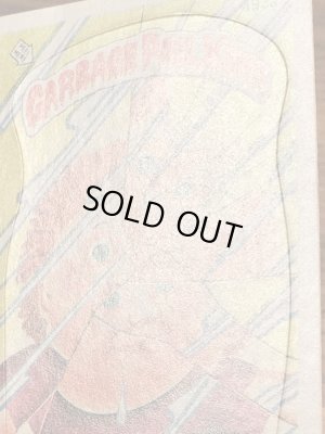 トップス社製のガーベッジペイルキッズの80年代ビンテージステッカーカード