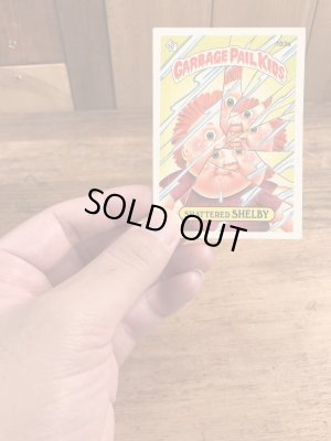 トップス社製のガーベッジペイルキッズの80年代ビンテージステッカーカード