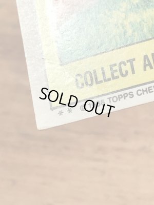 トップス社製のガーベッジペイルキッズの80年代ビンテージステッカーカード