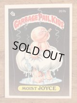 Topps Garbage Pail Kids “Moist Joyce” Sticker Card 207b　ガーベッジペイルキッズ　ビンテージ　ステッカーカード　80年代