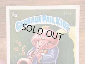 トップス社製のガーベッジペイルキッズの80年代ビンテージステッカーカード