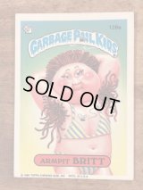 Topps Garbage Pail Kids “Armpit Britt” Sticker Card 126a　ガーベッジペイルキッズ　ビンテージ　ステッカーカード　80年代