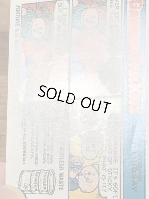 トップス社製のガーベッジペイルキッズの80年代ビンテージステッカーカード