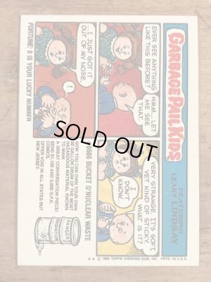 Topps社製のガーベッジペイルキッズの80’sヴィンテージカードシール