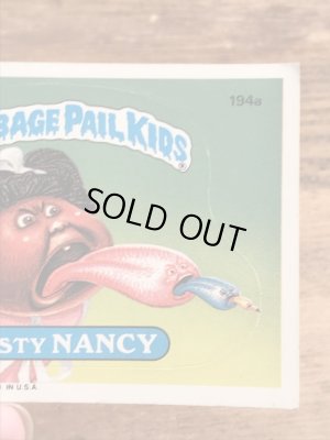 Topps社製のガーベッジペイルキッズの80’sヴィンテージカードシール