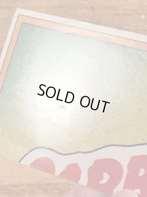 トップス社製のガーベッジペイルキッズの80年代ビンテージステッカーカード