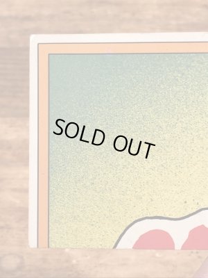 トップス社製のガーベッジペイルキッズの80年代ビンテージステッカーカード