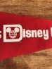 Walt Disney Worldのフロッキー加工の70’sヴィンテージペナント