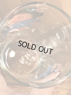 ルーニーテューンズのペチュニアピッグの70年代ビンテージガラスコップ