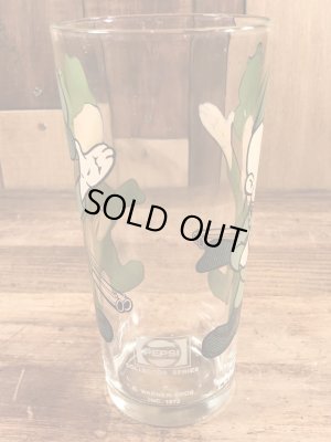 ペプシコーラのノベルティのエルマーフッドの70’sヴィンテージグラス