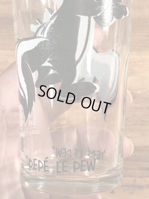 ペプシコーラのノベルティのペペルピューの70’sヴィンテージグラス