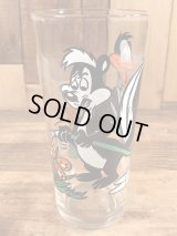 Pepsi Collector Series Looney Tunes “Pepe Le Pew & Daffy Duck” Glass　ペペルピュー&ダフィーダック　ビンテージ　グラス　ペプシ　70年代