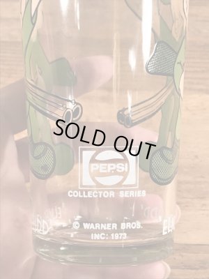 ペプシコーラのノベルティのエルマーフッドの70’sヴィンテージグラス