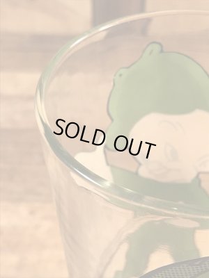 ルーニーテューンズのエルマーフッドの70年代ビンテージガラスコップ