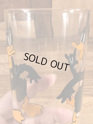 ルーニーテューンズのダフィーダックの70年代ビンテージガラスコップ