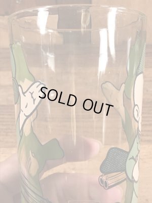 ルーニーテューンズのエルマーフッドの70年代ビンテージガラスコップ