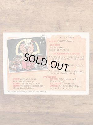 Topps社製のガーベッジペイルキッズの80’sヴィンテージカードシール