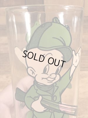 ルーニーテューンズのエルマーフッドの70年代ビンテージガラスコップ