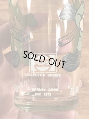 ペプシコーラのノベルティのエルマーフッドの70’sヴィンテージグラス