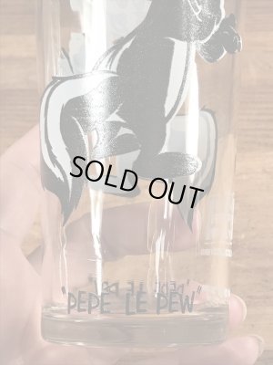 ペプシコーラのノベルティのペペルピューの70’sヴィンテージグラス