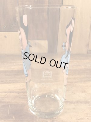 ペプシコーラのノベルティのペチュニアピッグの70’sヴィンテージグラス