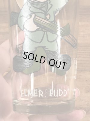 ペプシコーラのノベルティのエルマーフッドの70’sヴィンテージグラス