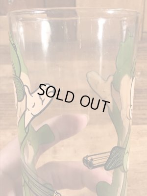 ルーニーテューンズのエルマーフッドの70年代ビンテージガラスコップ