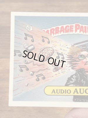 トップス社製のガーベッジペイルキッズの80年代ビンテージステッカーカード