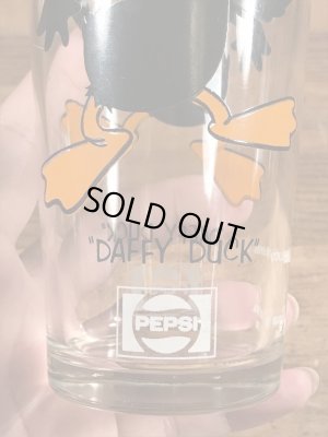 ペプシコーラのノベルティのダフィーダックの70’sヴィンテージグラス