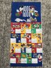 ミッキーマウスとディズニキャラクターのカレンダーになっている80’sヴィンテージタペストリー