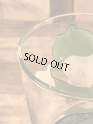 ルーニーテューンズのエルマーフッドの70年代ビンテージガラスコップ