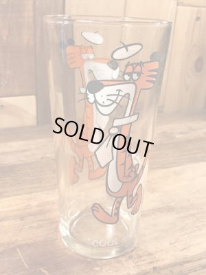 ルーニーテューンズのクールキャットの70年代ビンテージガラスコップ