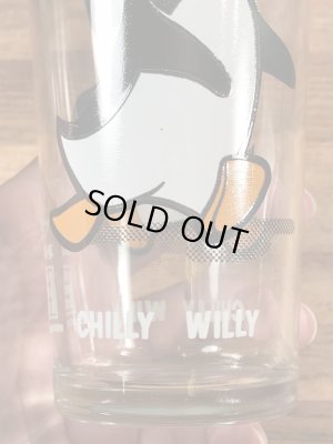 ペプシコーラのノベルティのチリーウィリーの70’sヴィンテージグラス