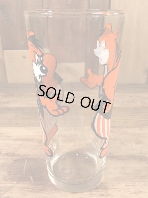 ペプシコーラのノベルティのバーニーの70’sヴィンテージグラス